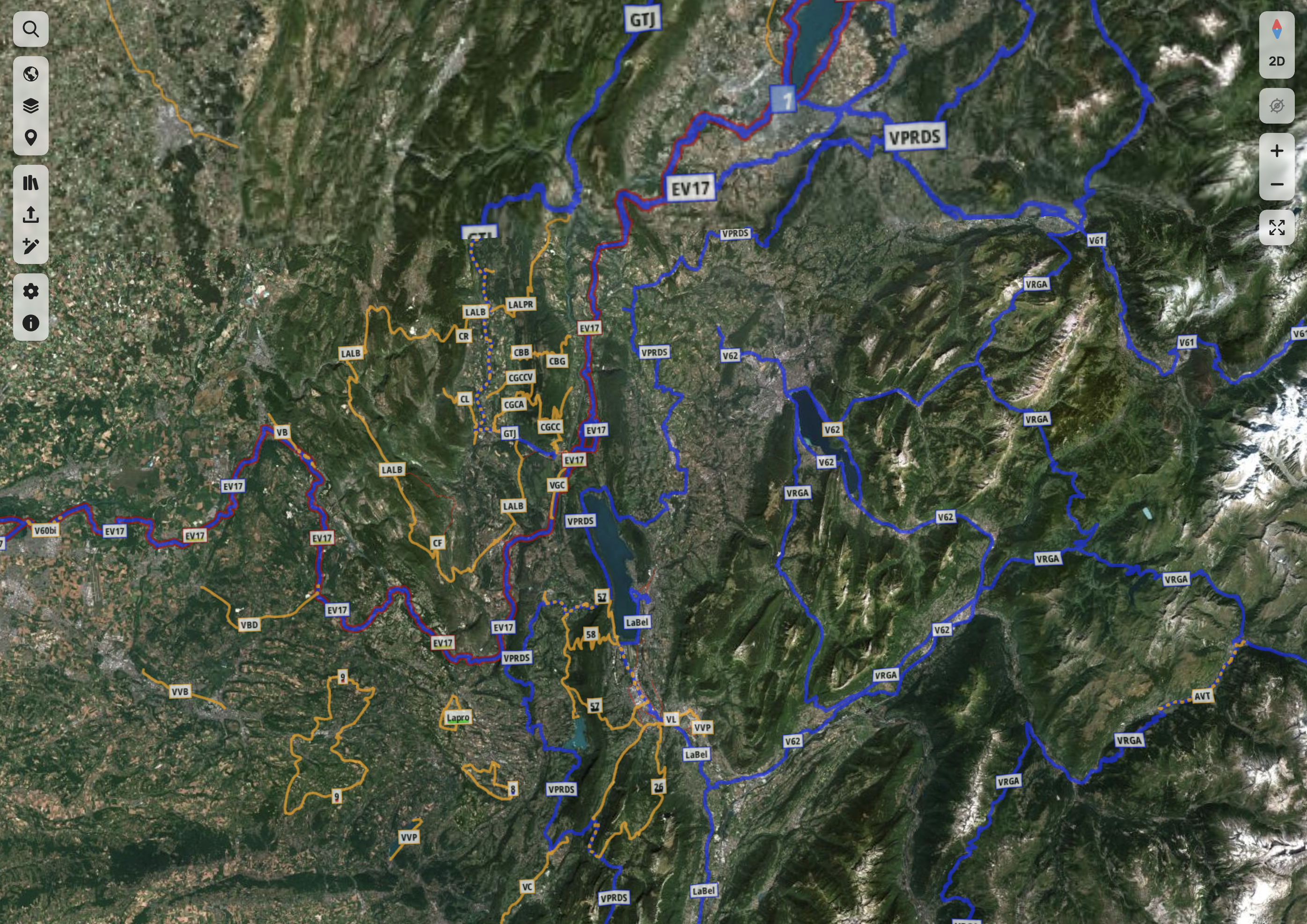 Bike routes
