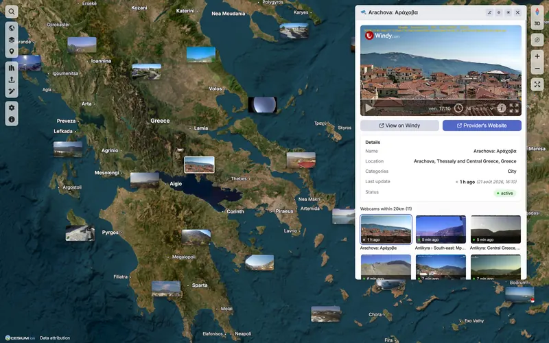 Worldwide webcams